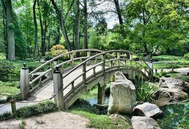 Gartenbrücke, japanischer Stil