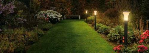 Stilvolle Beleuchtung im Garten