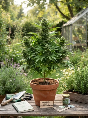 Robuste Cannabispflanze, geeignet für Anfänger