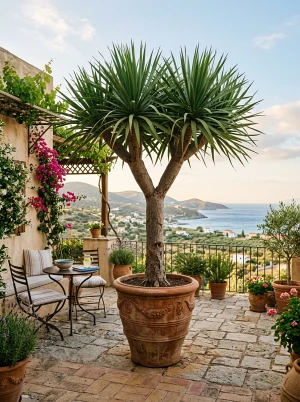 Dracaena mit palmartigem Wuchsbild