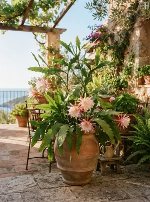 Epiphyllum mit breiten, blattartigen Trieben