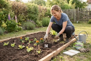 Neueinsteiger legt ein erstes Gartenbeet an
