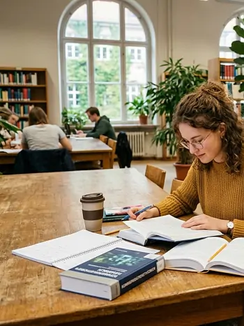 Recherche wissenschaftlicher Quellen: Online-Datenbanken und Repositorien für Masterarbeiten durchsuchen.
