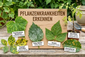 Pflanze mit Krankheitssymptomen an den Blättern