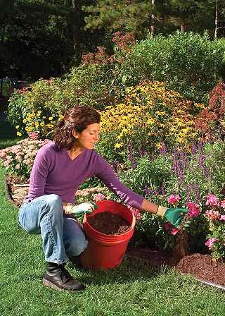 Gartenarbeiten im Frühling