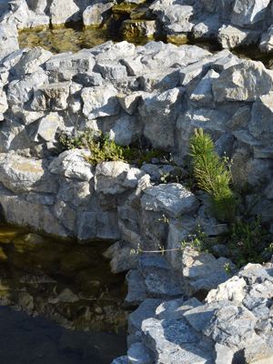 Wasserlauf in Etagen